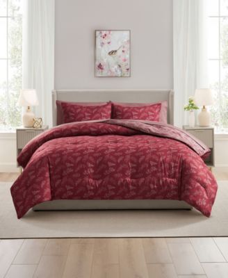 Luxury Soft Botanical Design 7-Pc. Comforter Set, King