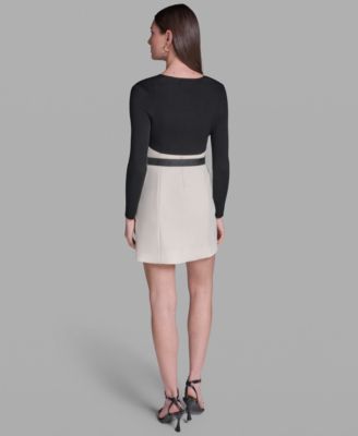 Women's Knit V-Neck Cropped Cardigan Sweater