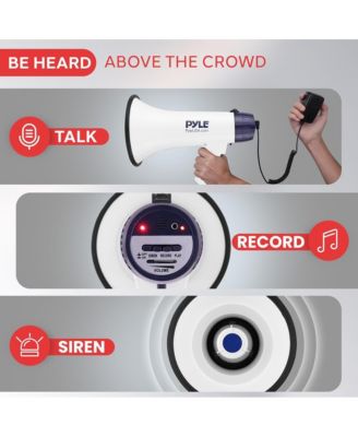 40W Rechargeable Megaphone Speaker with Handheld Mic PMP45R - Portable