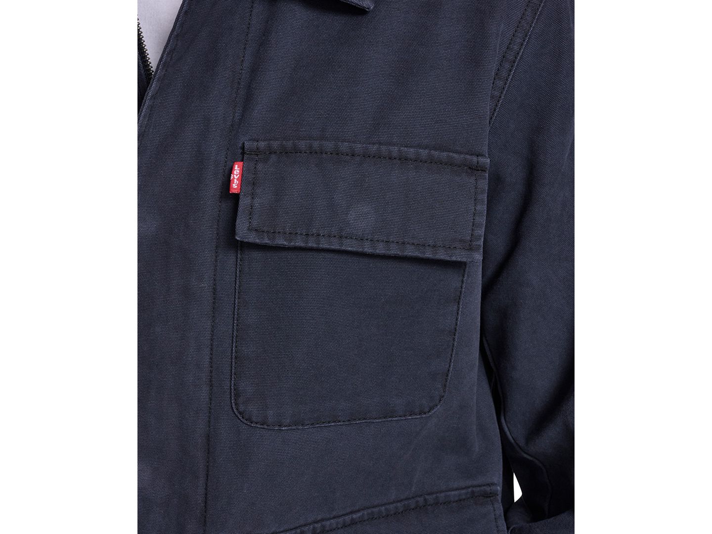 Мужская куртка Levi's Cotton Canvas Field, цвет: Тёмно-синий — фото 4