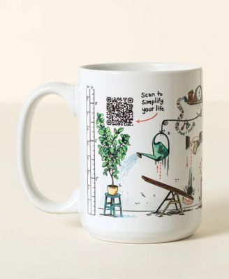 Daily Life Hack Interactive QR Mug, 15 Oz.