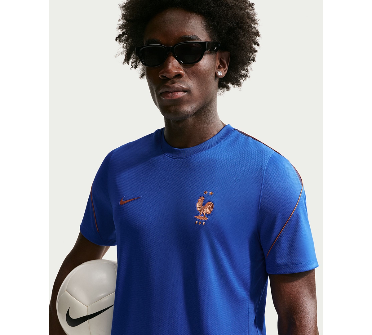 Nike Men's France Strike Dri-fit Short-Sleeve T-Shirt