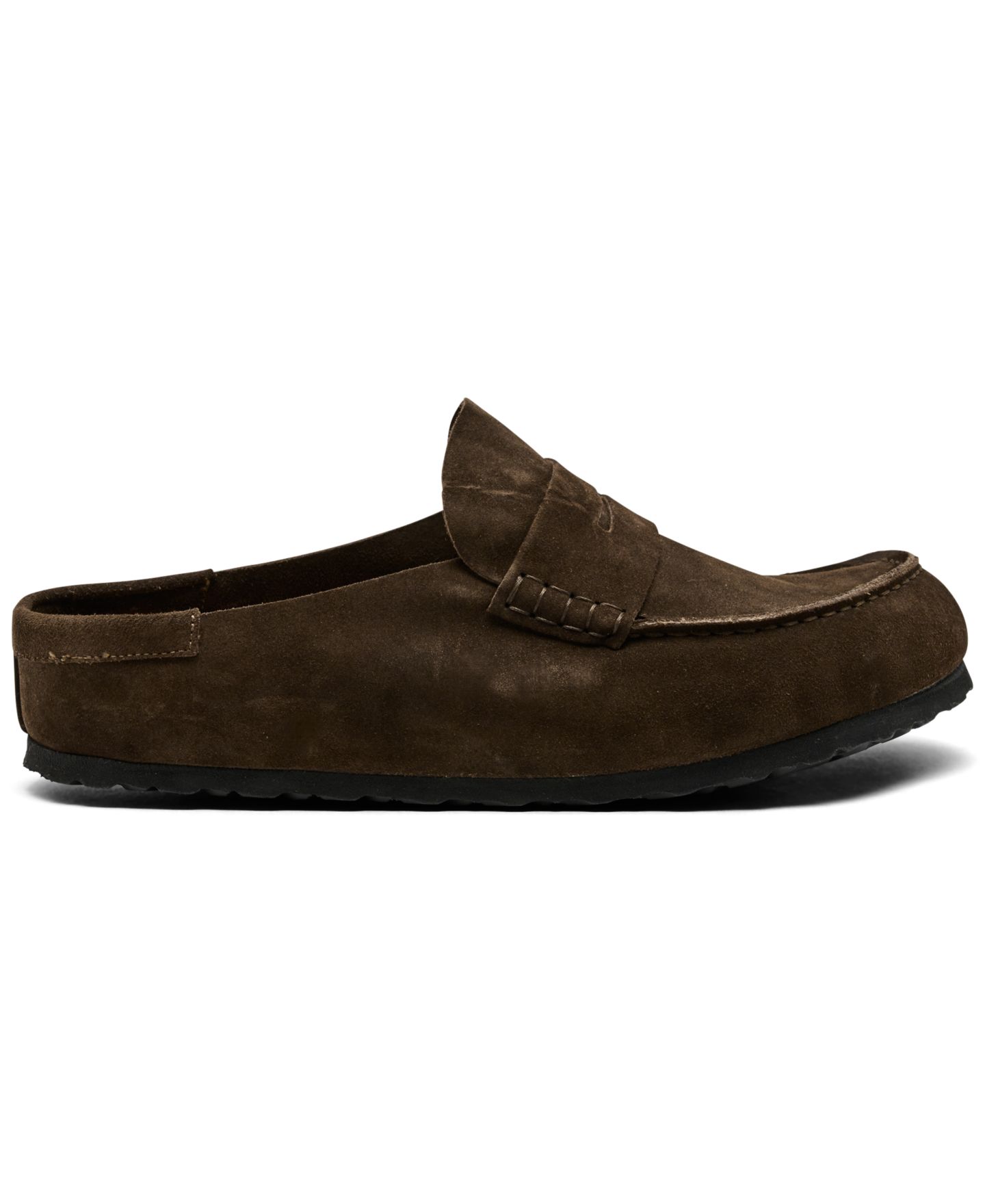 Мужские сабо Birkenstock Naples Wrapped Suede Casual, цвет: Carafe — фото 3
