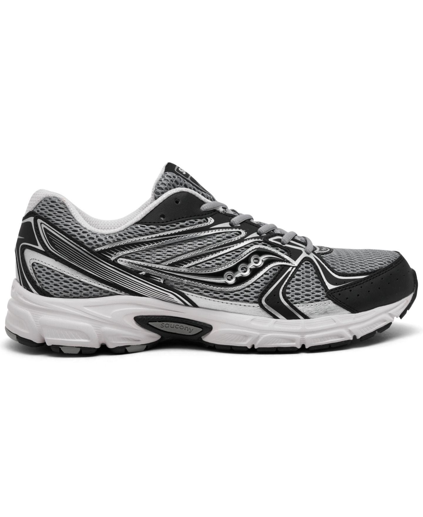Мужские кроссовки Saucony Ride Millennium Casual, цвет: Серый / Чёрный — фото 2