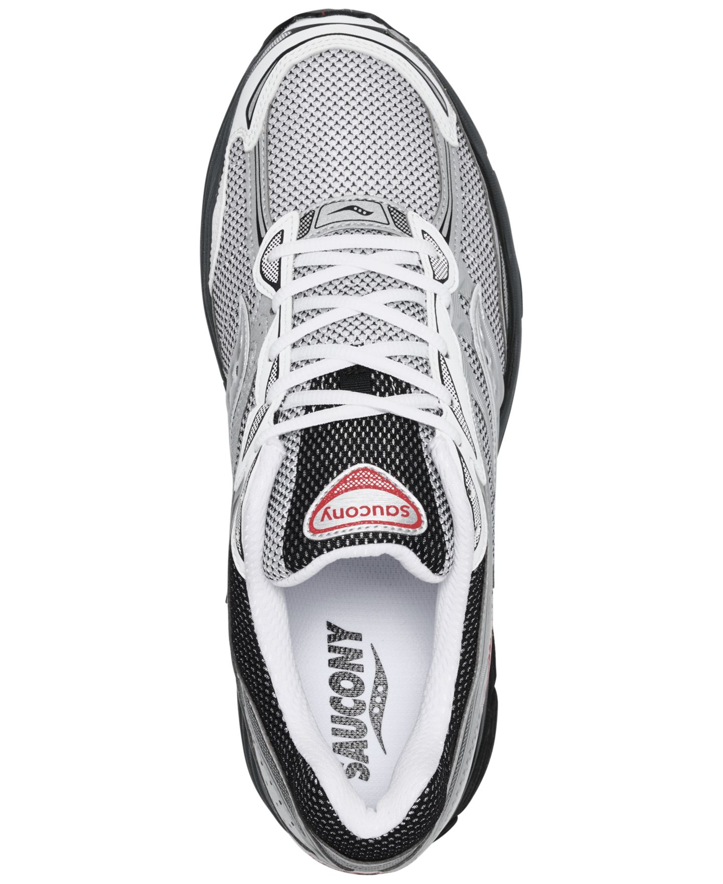 Повседневные кроссовки Saucony ProGrid Omni 9, цвет: Белый / Малиновый — фото 5