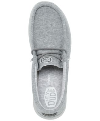 Men's Wally Stretch Jersey Slip-On Casual Moccasins from Finish Line