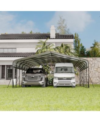 20x30 ft. Galvanized Steel Carport Shelter