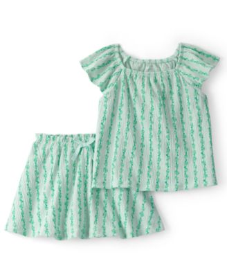 Girls' Toddler 2T-5T  Vine Top & Skort, 2-Piece Set
