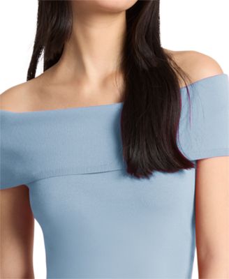 Women's Fold-Over Sheer Maxi Dress