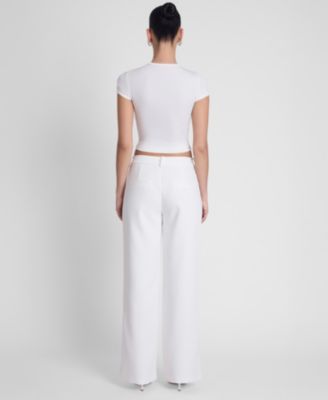 Women's Classic Column Straight Trousers