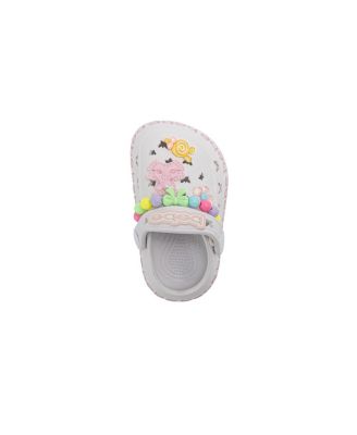 Toddler Lightweight EVA Clogs - Slip - On Comfy Shoes with Bracelet and Charms