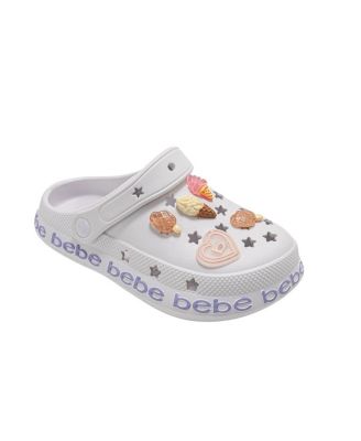 Girls EVA Slip - On with Treat and Logo Charms Clogs