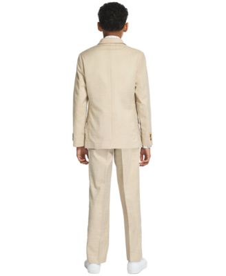 Boys' 8-20 Long-Sleeve Stretch Floral Print Shirt