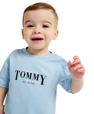 Baby Boys' Crewneck T-Shirt and French Terry Shorts, 2-Piece Set