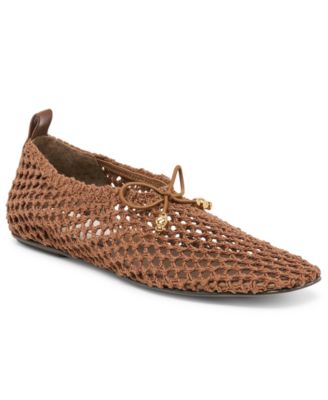 Women's Kaylyn Bow Tie Knit Slip-On Ballet Flats