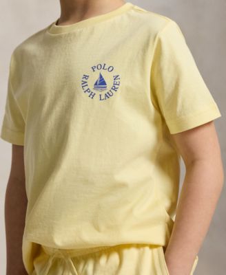 Boys' 2-7 Logo Cotton Jersey Tee
