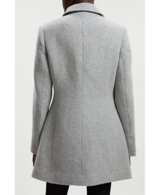 Women's Tailored Knot Detail Midi Coat