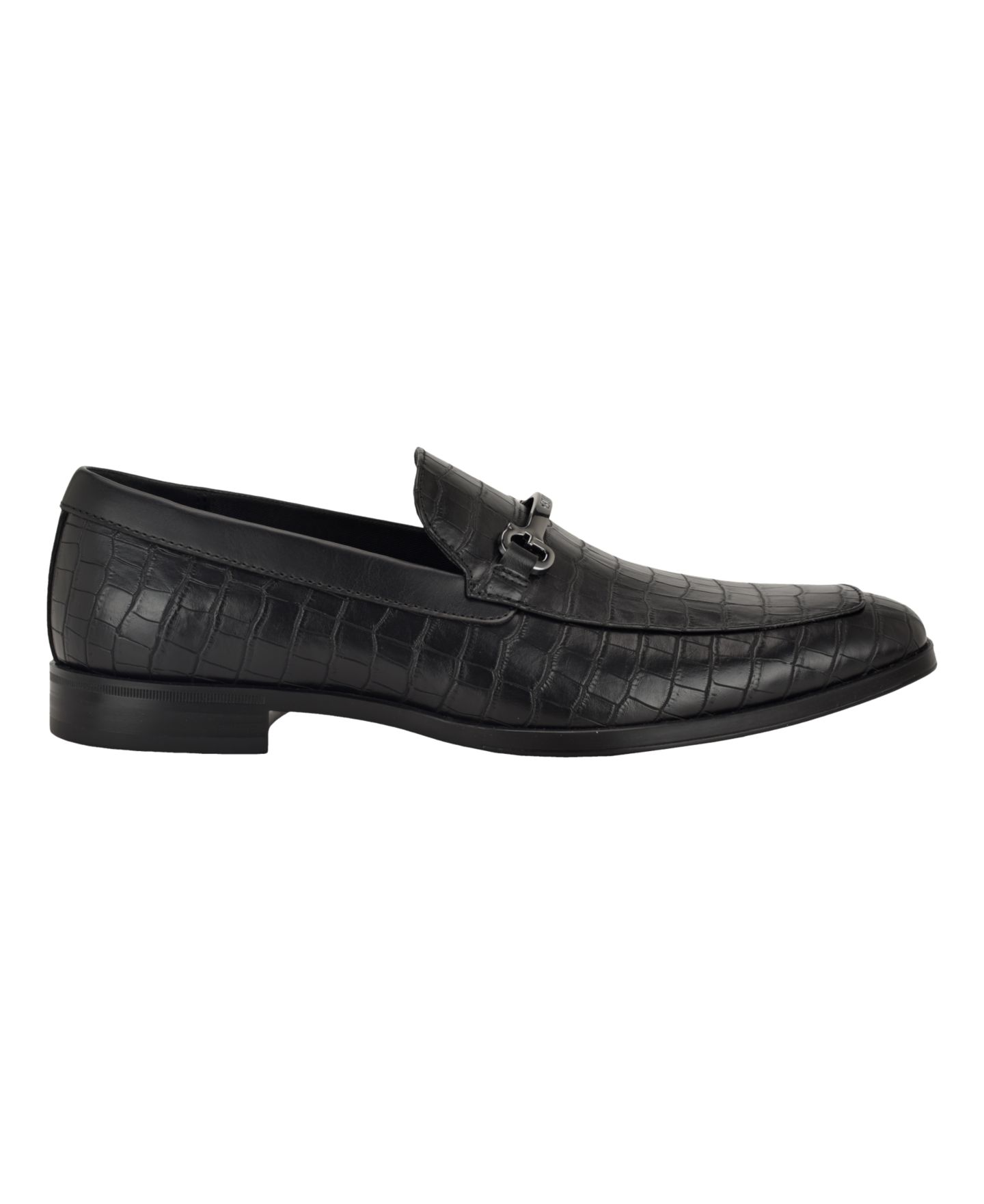 Мужские туфли GUESS Heben Slip-On Dress Loafers, цвет: Чёрный — фото 2