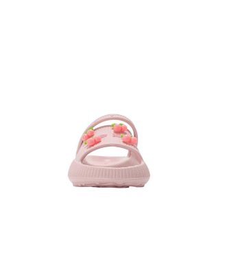 Little Girls Lightweight EVA Slide with Cherry Charms