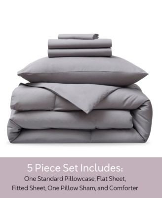 Luxury Soft Modern Design 5-Pc. Comforter Set, Twin