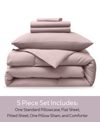 Luxury Soft Modern Design 5-Pc. Comforter Set, Twin XL