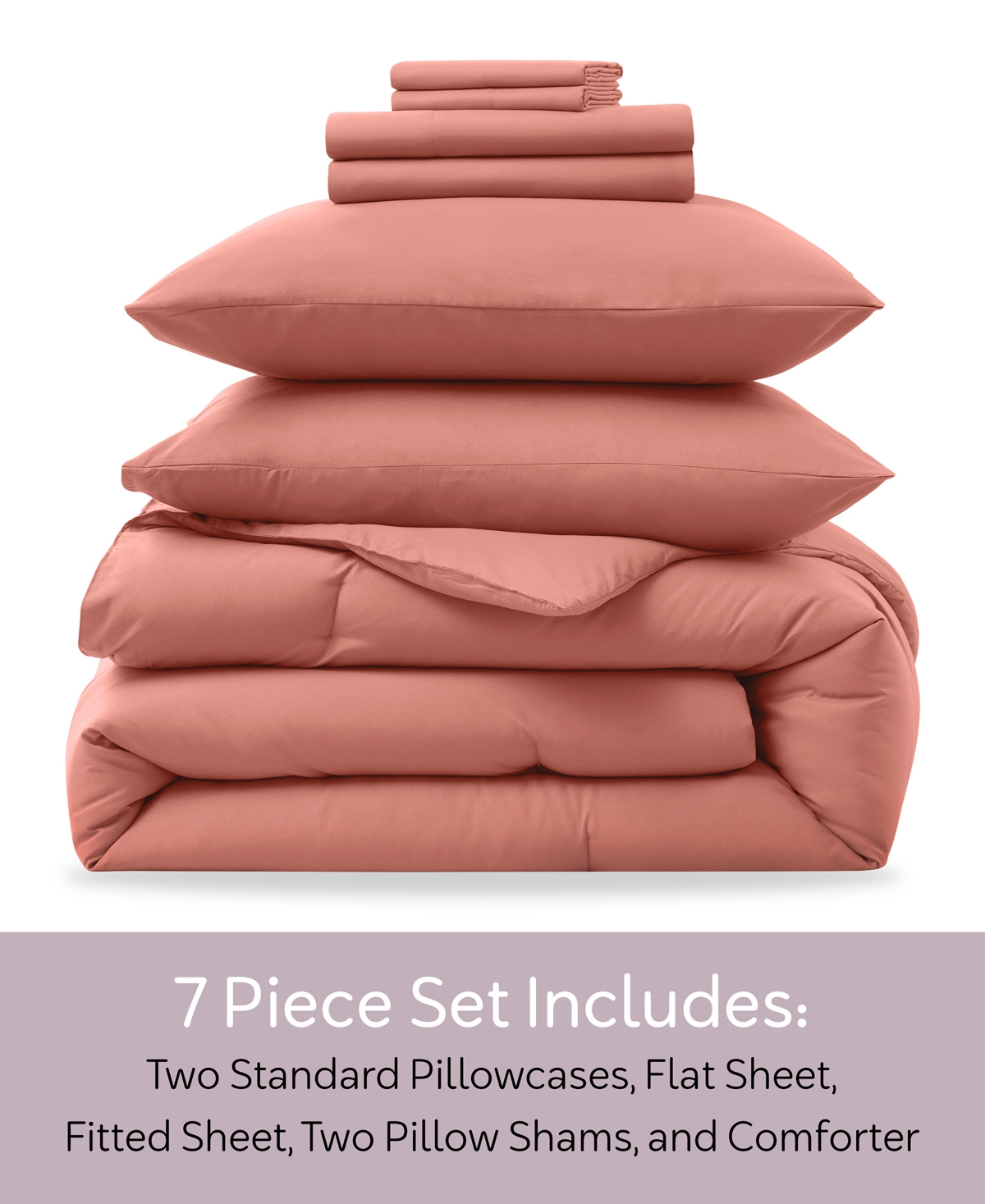 Nestl Luxury Soft Modern Design 7-Pc. Comforter Set