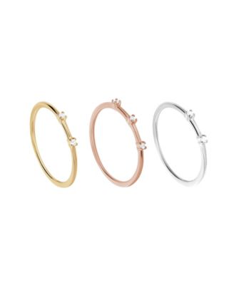 3-Pc. Cubic Zirconia Stackable Ring Set
