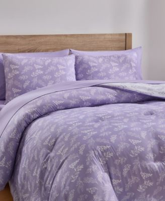 Luxury Soft Botanical Design 7-Pc. Comforter Set, Queen