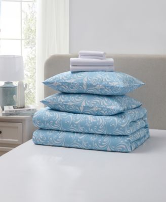 Luxury Soft Biomorphic Design 7-Pc. Comforter Set, Queen