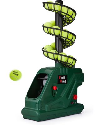 Portable Tennis Ball Machine with 5 Adjustable Angles and 4 Serve Intervals Delivering Up to 30 MPH for All Skill Levels