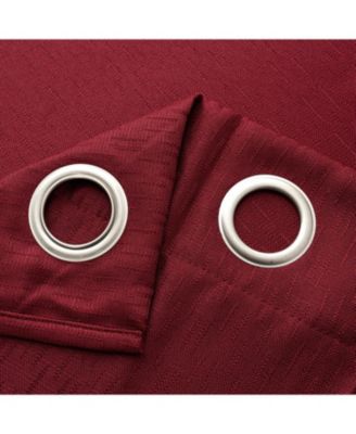 Polyester 140 GSM Sedona Jacquard Grommet Curtain Panel