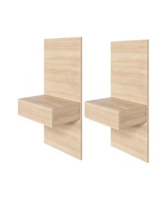 Milano Floating Nightstand Extension Panel Set of 2