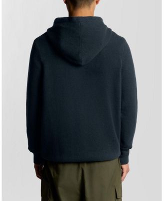 Men's Script Long Sleeve Knitted Hoodie