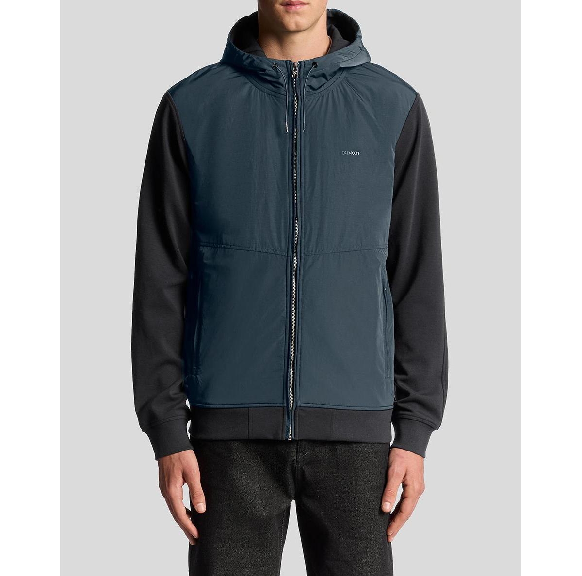 Lyle & Scott Men's Half Raglan Hybrid Hoodie