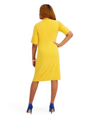 Women's V-Neck Midi Dress