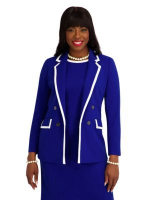 Women's Double-Breasted Collared Jacket