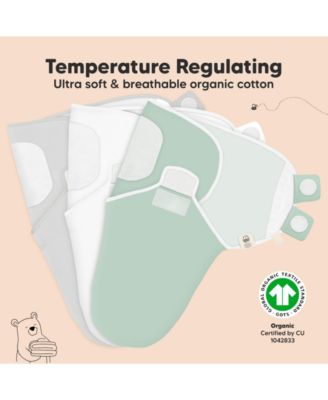 3pk Soothe Baby Swaddle, Organic Baby Swaddle Sleep Sacks, Newborn, Infant Swaddle Sack