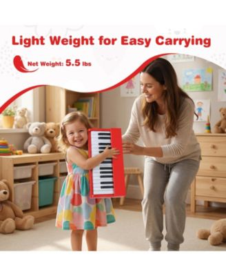 30-Key Kids Digital Piano with Music Stand, Ideal for 3+ Years Old Beginners