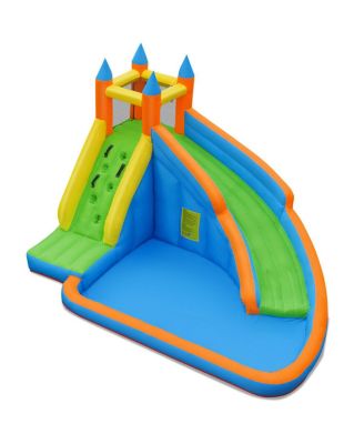 Inflatable Bounce House Jumper with Water Slide, No Blower Included