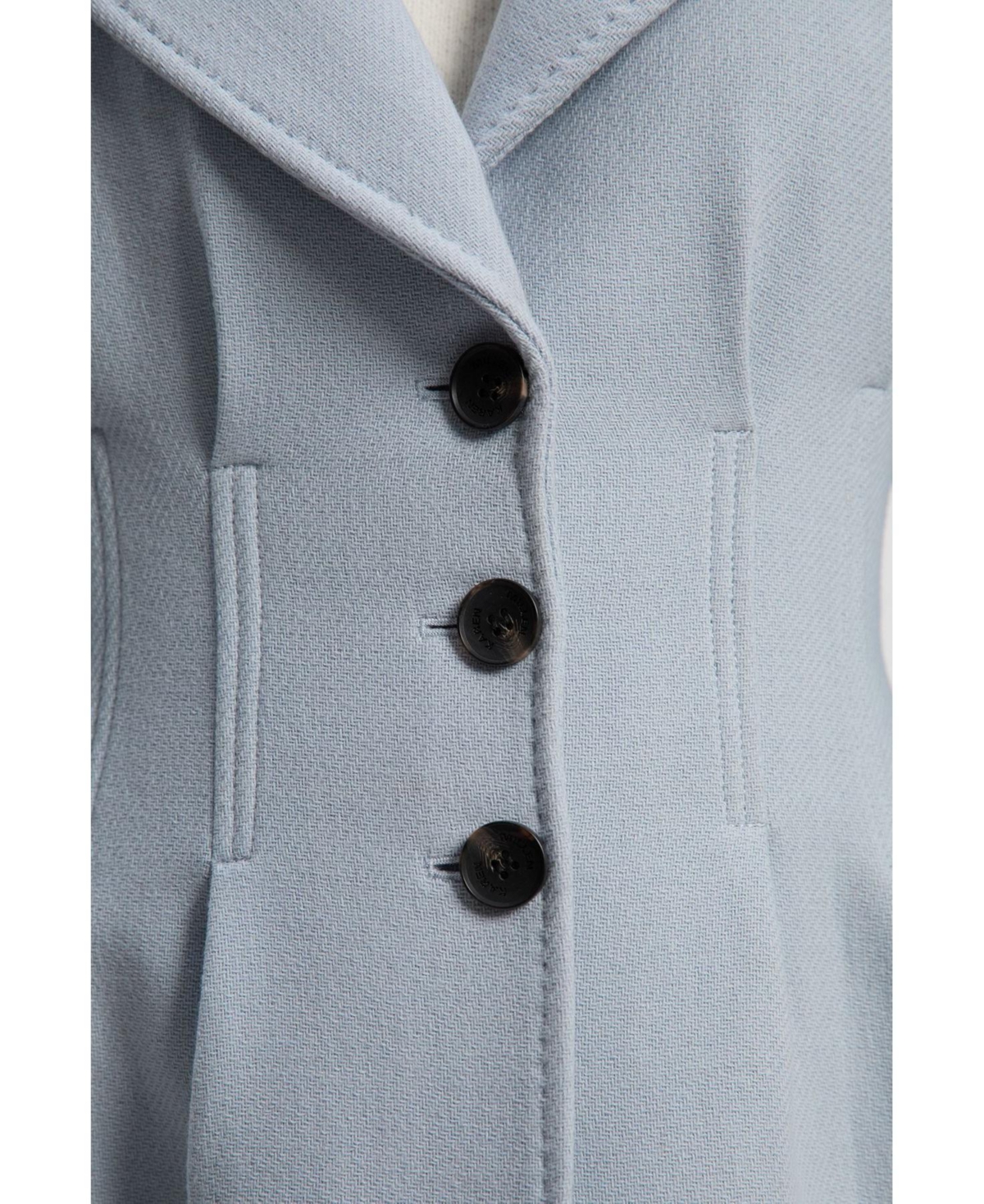 Karen Millen Women's Corset Detail Full Skirted Maxi Coat