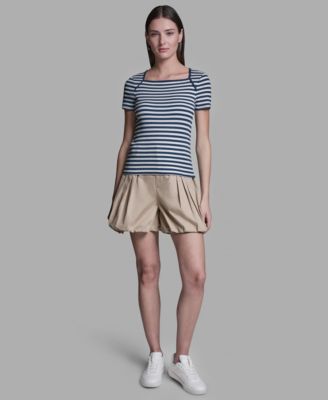Women's Short-Sleeve Stripe T-Shirt