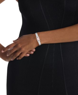 Women's CK Light Silver Tone Stainless Steel Bracelet Watch, 16mm