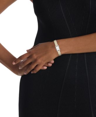 Women's CK Light Two Tone Stainless Steel Bracelet Watch, 16mm