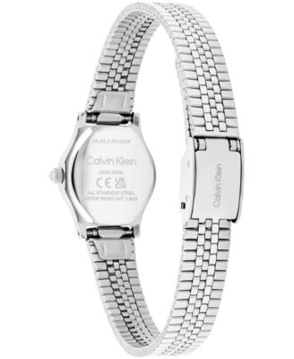 Women's CK Contemporary Silver Tone Stainless Steel Bracelet Watch, 18mm