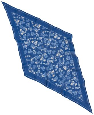 Floral Large Diamond Scraf