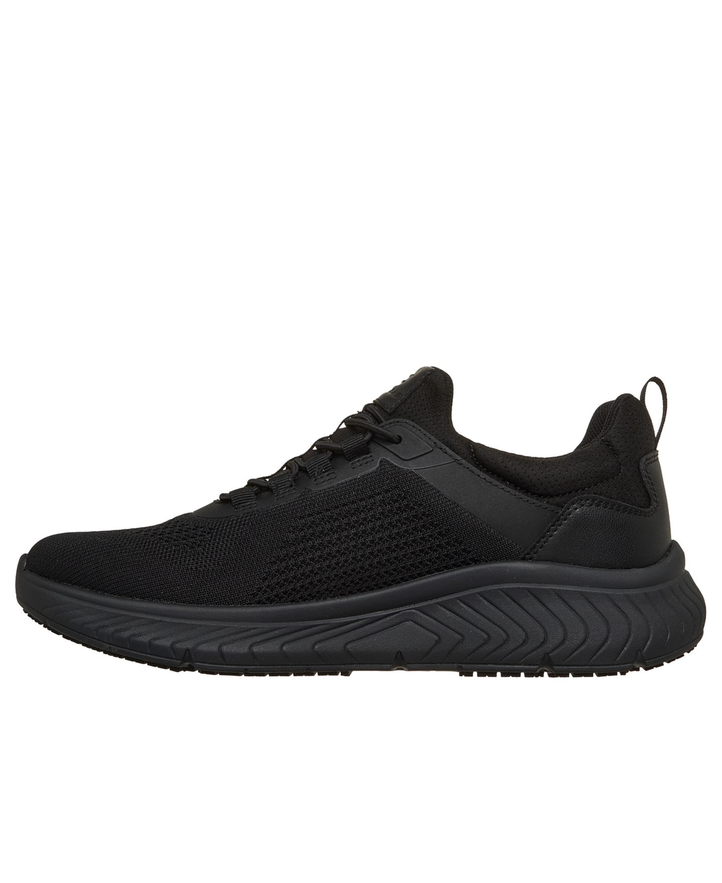 Мужские кроссовки Skechers Work Slip Resistant: Arch Fit Crosser - Rowynn Casual Work Sneakers, цвет: Чёрный — фото 3