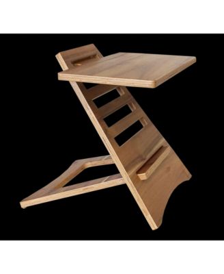 High Rise Acacia Wood Laptop Riser