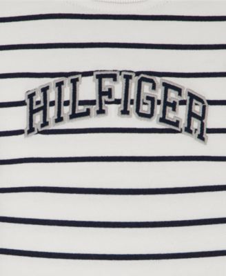 Boys' 2T-7 Striped French Terry T-Shirt and Shorts, 2-Piece Set