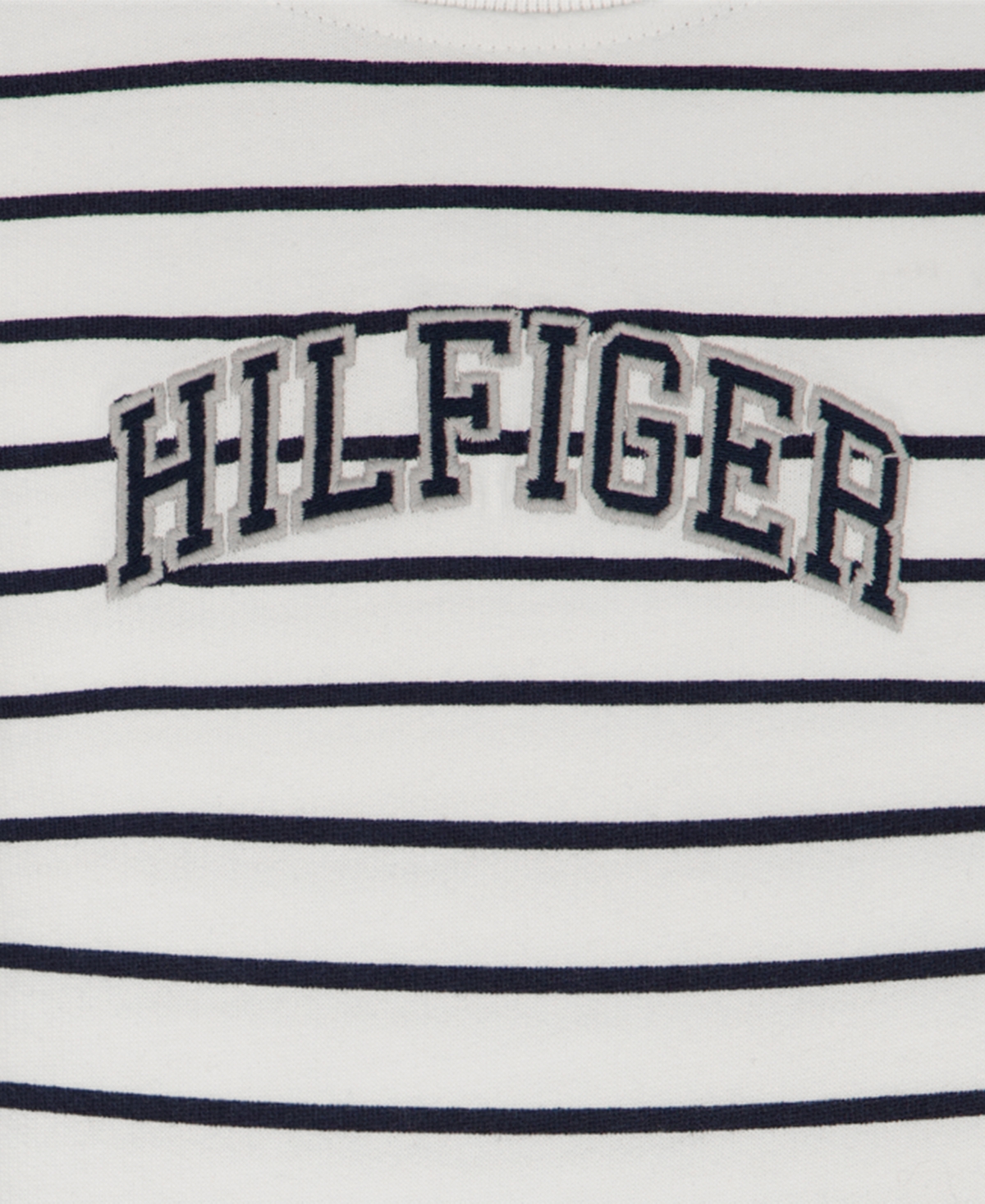 Tommy Hilfiger Boys' 2T-7 Striped French Terry T-Shirt and Shorts, 2-Piece Set