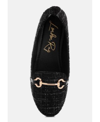 Women's Drairi Horsebit Detail Tweed Loafers